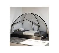 Moustiquaire mongole avec portes 220 maille noir 200x120x130 cm