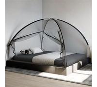 vidaXL Moustiquaire mongole avec portes 220 maille noir 200x180x135 cm