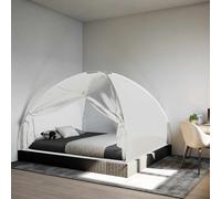 vidaXL Moustiquaire mongole avec portes 220 maille blanc 200x120x130 cm