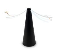 Moustiquaire noir pour l'intérieur et l'extérieur - 26 cm - Répulsif anti-moustiques pour guêpes et mouches - Ventilateur à piles