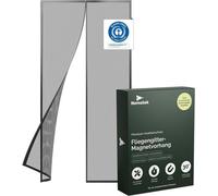 Moustiquaire noire 80 x 200 cm pour porte-fenêtre et porte de balcon