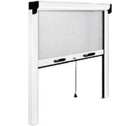 Moustiquaire OPERA verticale - Ressort de rappel et frein de remontée - 160x160 - Blanc - ZV04516016016 Uniforme
