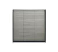 vidaXL Moustiquaire plissée pour fenêtre Alu anthracite 120x120 cm
