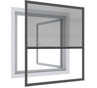 Moustiquaire plissée - WINDHAGER - Expert 03243 Ultra Plat - Ultra plat - 100x120 cm - Montage sans perçage