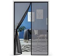 Moustiquaire Porte Fenêtre 100x210, Magnétique Fermeture Automatique, Mailles Ultra Fines, anti-poussière, Rideau Moustiquaire Pour Porte Fenetre