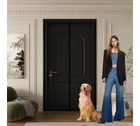 Moustiquaire Porte Fenêtre 74 x 270 cm Anti-Moustiques, Bande Auto-Agrippante, Sans Percage, Fermeture Automatique, Magnétique Moustiquaire pour Porte pour Balcon, Chambre, Noir