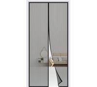 Moustiquaire Porte Fenêtre Magnétique -Rideau Anti Moustiques Mouche,Fermeture Automatique Sans Perçage,90 X 210cm Noir Noir