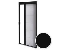 Moustiquaire porte fenêtre plissée L1200 x H2400 mm Noire - Store Moustiquaire Anti Insectes - Recoupable