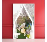 Moustiquaire Porte Magnétique 130 x 160 cm Anti Mouche Anti-Insectes Aimantée Moustiquaire Aimantée Installation Facile sur Mesure pour Balcon, Patio, Chambre, Couloirs, Blanc