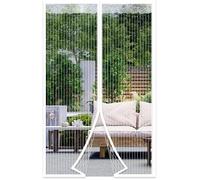 Moustiquaire - Porte Magnétique - 90x210 cm - Anti-Insectes - Installation Facile