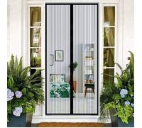 Moustiquaire - Porte Magnétique - 90x210 CM - Installation Facile - Anti Moustiques