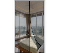 Moustiquaire Porte Magnétique Rideau 185x220cm Moustiquaire Fenetre Aimantée Anti Mouche Insectes Rideau Porte Avec Aimants Fermeture parfaite Installation Facile Noir