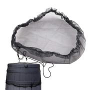 Moustiquaire pour Baril de Pluie, Maille Seau Réutilisable avec Cordon de Serrage, Collecteur Supérieur de Baril D, Écran de Barils À Eau Robuste, Capteur À Cordon Flexible(Diamètre 100 cm)