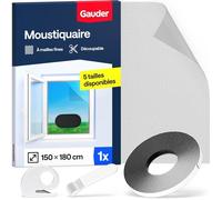 Moustiquaire pour Fenêtre Filet Anti-Insectes avec Bande Auto-Agrippante Moustiquaire Adhésive pour Fenêtre Auto-Adhésive(150x180cm)