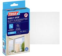 tesa Moustiquaire pour fenêtre STANDARD 1,10 m x 1,30 m blanc