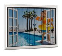 Moustiquaire pour Fenêtres 120x100cm Anti-Mosquito Auto-Adhésif Rideau en Maille Rideaux Anti Mouche, Protection contre les insectes, Moustiquaire Anti-moustiques pour Divers de FenêTres- Ventilation