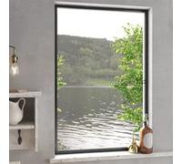 vidaXL Moustiquaire pour fenêtres Anthracite 80 x 120 cm