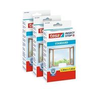 tesa STANDARD 55672-00500-00 Moustiquaire pour fenêtre (l x H) 1300 mm x 1500 mm blanc 3 pc(s)
