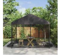 Moustiquaire pour gazebo 220 mesh Noir 4,5 x 3 x 2 m Polyester_Assemblage est requis &27449
