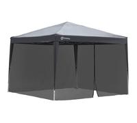 moustiquaire pour Gazebo, Protection moustiques Insectes pour 3x3 Pavillon, Noir