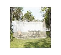 Moustiquaire pour intérieur extérieur 156 maille 300x300x250 cm Blanc G