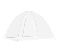 Moustiquaire pour Lit, Moustiquaire Dôme Tente de Lit Pliable avec Portes 220 Maille Blanc 200x150x140cm