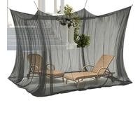 Moustiquaire pour Patio 3 x 3 x 2,5 m dôme en filet mailles fines | Filet Barrière Anti-Mouches Pour terrasse balcon jardin camping cour pergola gazebo à l'extérieur