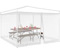 Moustiquaire pour pavillon 3x3m Blanc