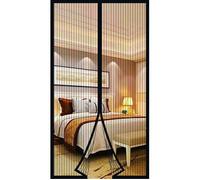 Moustiquaire pour porte - AIMOONSA - Porte fenêtre aimantée - 90x210 cm - Fermeture magnétique - Résistante au vent