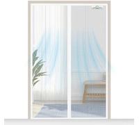 Moustiquaire pour porte-fenêtre 95 x 200 cm, blanche
