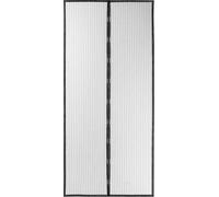 Moustiquaire pour porte-fenêtre - Porte simple - Fermeture magnétique - 100 % polyester - 210 x 100 cm