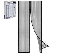 Moustiquaire pour porte - Orion - 212x100 cm - Noire - Fermeture magnétique - Installation facile - Adaptable