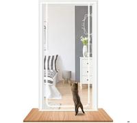 Moustiquaire renforcée pour porte-fenêtre avec protection chat, maille épaisse, 100 × 210 cm ACCESSOIRES FABRICATION MAISON