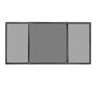 Moustiquaire - SCHELLENBERG - 50811 - Fenêtre coulissante - Aluminium gris - Ajustable 142 x 50 cm