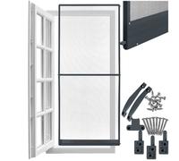 Moustiquaire - TECTAKE - Moustiquaire pour porte, CADRE EN ALUMINIUM, Découpable, Tissu en fibre de verre - Gris anthracite