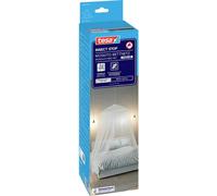 tesa Moustiquaire avec crochets Powerstrips Couleur : blanc, lavable jusqu'à 40 degrés, pour durable - 6 pièces (558360-00020-00)