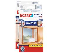 Moustiquaire - TESA - COMFORT - 1,30 m x 1,30 m - Lavable - Résistant aux UV - Réutilisable