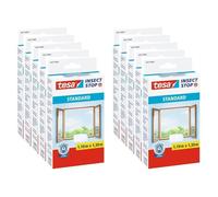 Moustiquaire - TESA - Insect Stop Standard - 1,10 m x 1,30 m - Fixation auto agrippante - Blanc