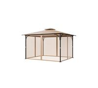 VEVOR Moustiquaire Tonnelle de 304,8x365,8x213,4 cm, Moustiquaire Gazebo Extérieur, avec Double Fermeture Éclair, Rideau de Tonnelle en Maille Anti-moucherons pour Jardin, Patio, Filet Uniquement