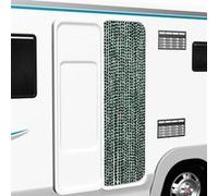 vidaXL Moustiquaire Vert et blanc 56x185 cm Chenille