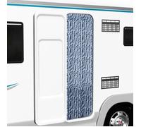 vidaXL Moustiquaire Chenille 56x200 cm Bleu et blanc Ajustable
