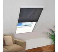 Moustiquaire - vidaXL - Aluminium - 60 x 80 cm - Plissé - Ajustable