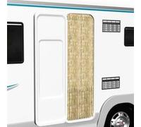 vidaXL Rideau anti-insectes Chenille Beige 118x220 cm