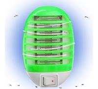 Moustique Tueur Lampe,Lampe Anti-Moustique,Lampe UV,Tueur d'Insectes Electrique,Destructeur de Mouches,Zapper de moustiques d'intérieur,Anti-Moustique Intérieur,Piège à Mouches Efficace,Vert