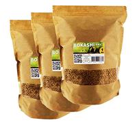 Moutta | Lot de 3 sacs de 1 kg pour Bokashi & Composteur, accélérateur/activateur haute fermentation biologique EM-1®