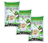 Moutta | lot de 3 sacs de 13 litres de Lombricompost (soit 39 litres) : Amendement 100% naturel extra-pur issu des vers de terre. Direct Ferme