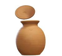 MOUTTA | Ollas/Oyas Céramique à enterrer en Argile 5 litres | Diffuseur/réservoir d'eau pour arrosage des Plantes | Irrigation Automatique par Goutte à Goutte