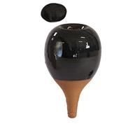 MOUTTA | Ollas/Oyas Céramique à Planter Noir 0,3 litres | Diffuseur/réservoir d'eau pour arrosage des Plantes | Irrigation Automatique par Goutte à Goutte