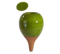 MOUTTA | Ollas/Oyas Céramique à Planter Vert 0,3 litres | Diffuseur/réservoir d'eau pour arrosage des Plantes | Irrigation Automatique par Goutte à Goutte