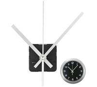 Mouvement D'horloge à Quartz Silencieux DIY, Axe Long 20 MM | Pièces en Métal et Plastique, Filetage 11mm, Finition Argentée, pour Cadres et Boîtiers